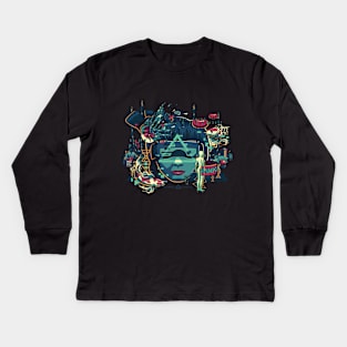 Ghost In The Shell Kids Long Sleeve T-Shirt